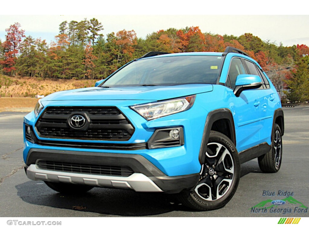 2020 RAV4 Adventure AWD - Blue Flame / Black photo #1