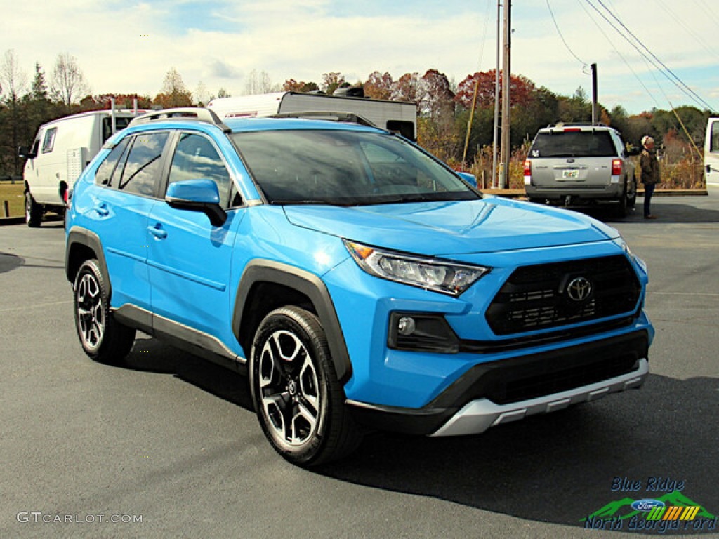 Blue Flame 2020 Toyota RAV4 Adventure AWD Exterior Photo #145100328