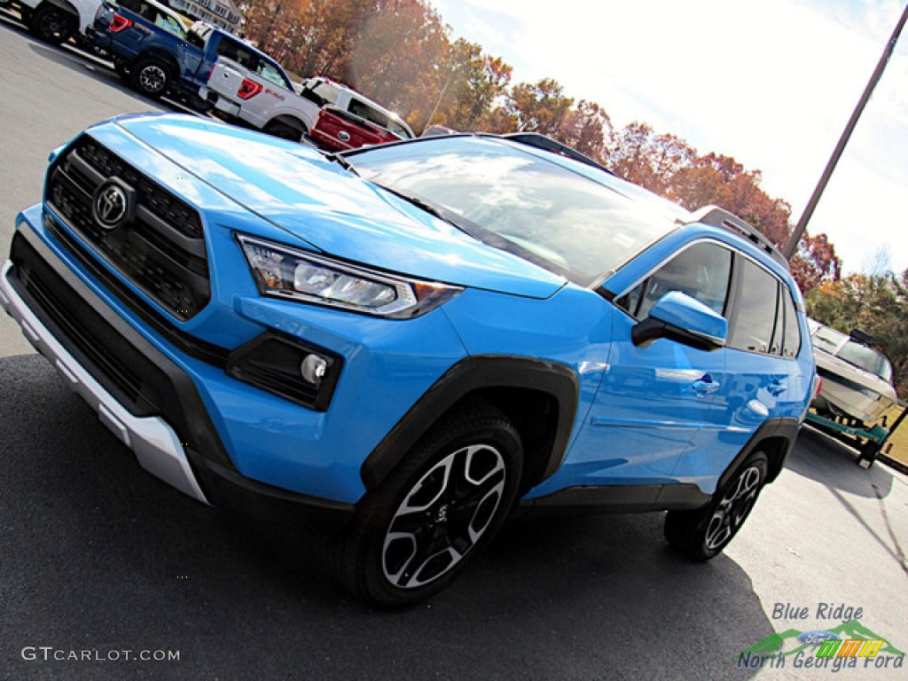 2020 RAV4 Adventure AWD - Blue Flame / Black photo #25