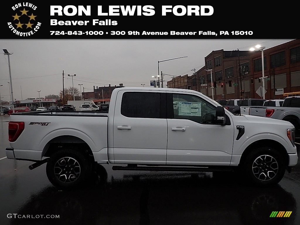 2022 F150 XLT SuperCrew 4x4 - Oxford White / Black photo #1