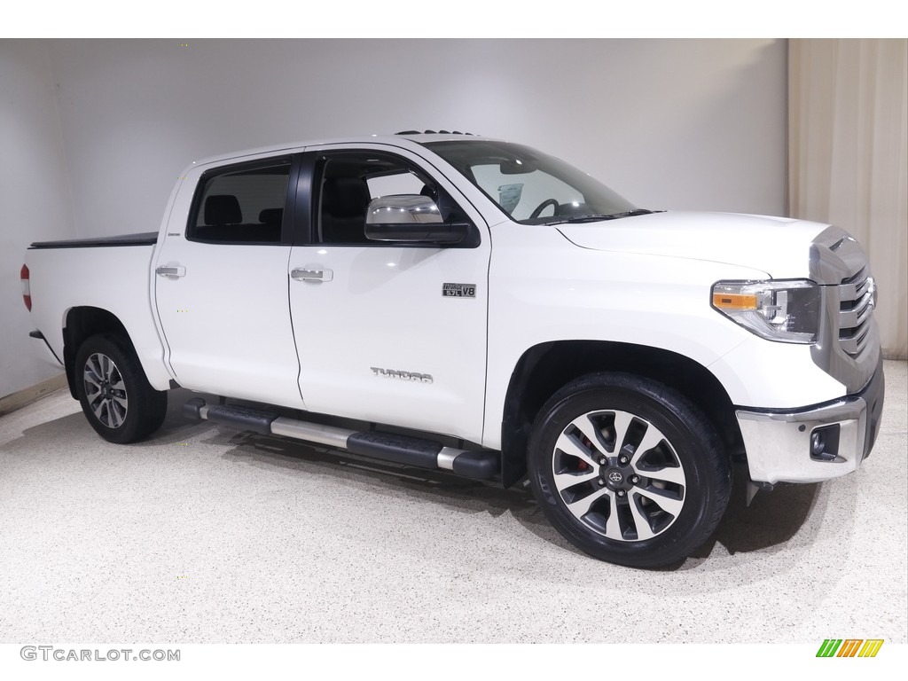 Super White 2020 Toyota Tundra Limited CrewMax 4x4 Exterior Photo #145100849