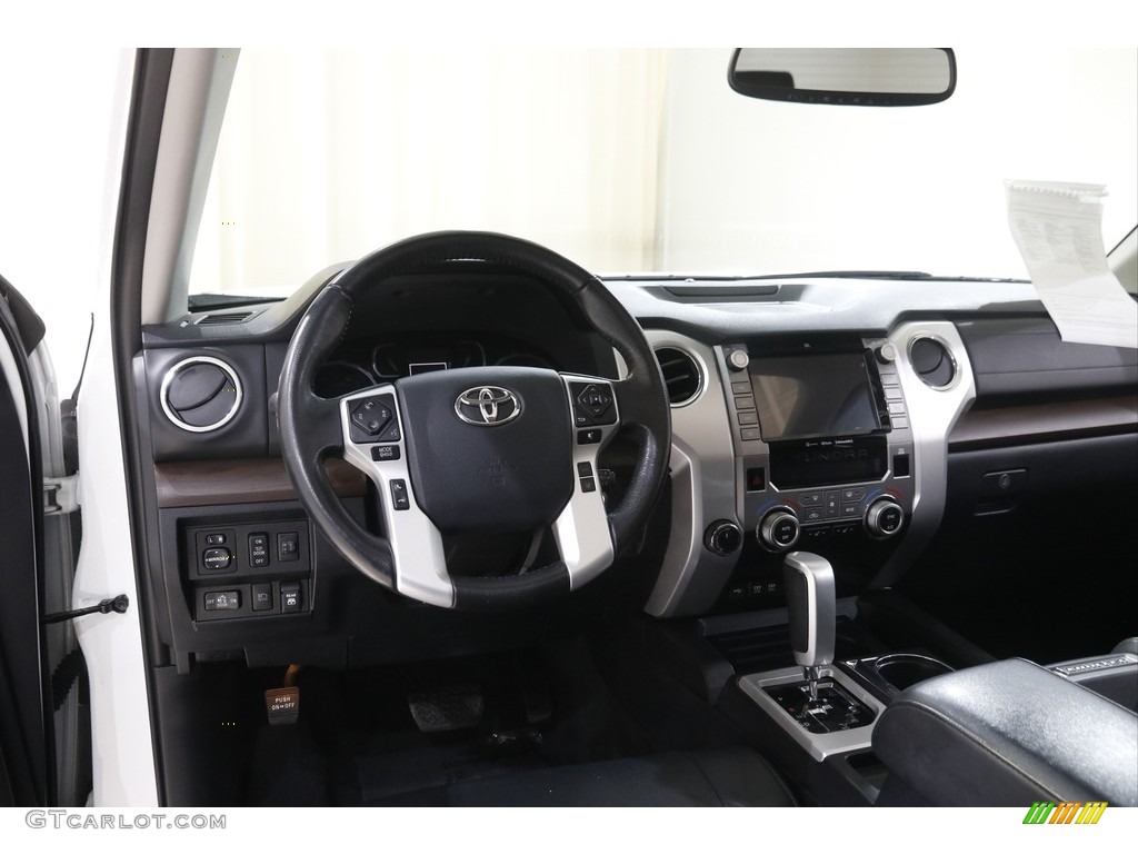 2020 Toyota Tundra Limited CrewMax 4x4 Black Dashboard Photo #145100968