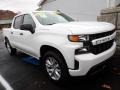 Summit White - Silverado 1500 Custom Crew Cab 4x4 Photo No. 4