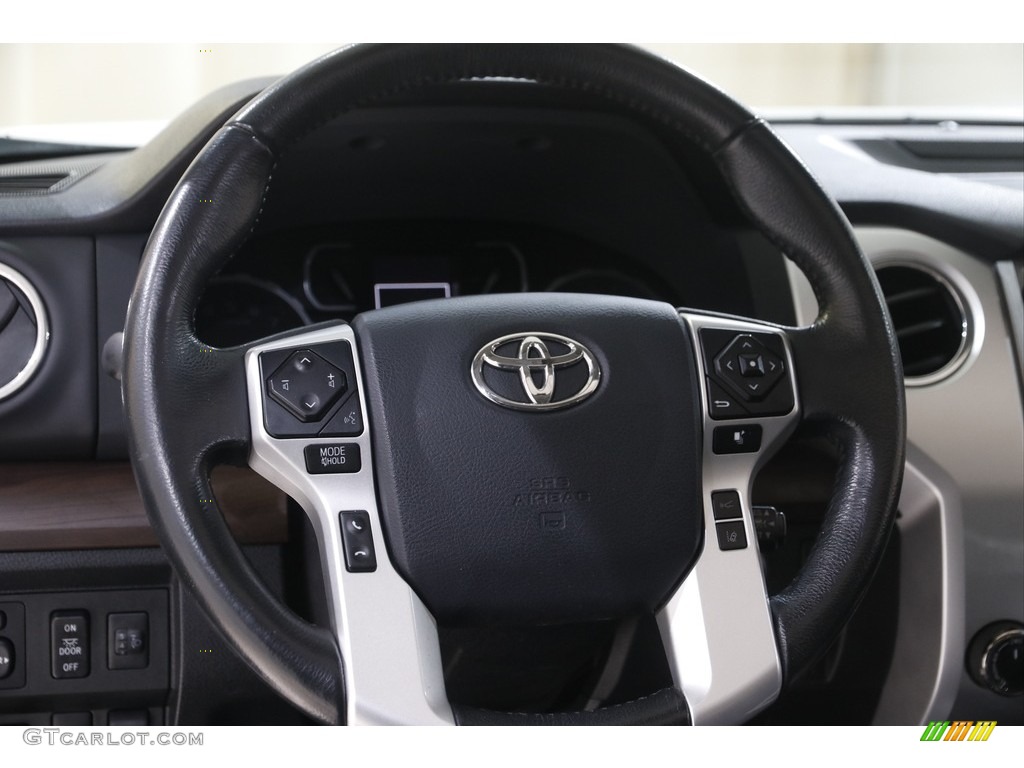 2020 Toyota Tundra Limited CrewMax 4x4 Black Steering Wheel Photo #145100987