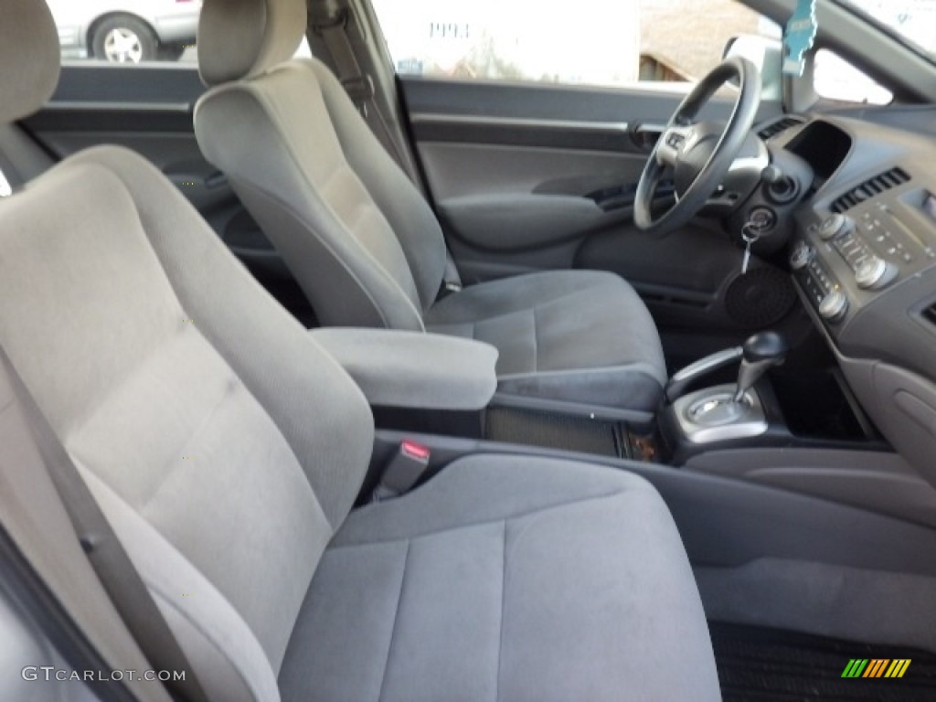 2008 Civic EX Sedan - Alabaster Silver Metallic / Gray photo #3