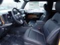 2022 Ford Bronco Black Onyx Interior Front Seat Photo