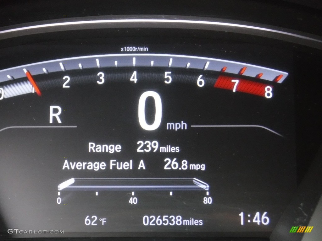 2019 CR-V EX-L AWD - Gunmetal Metallic / Gray photo #34