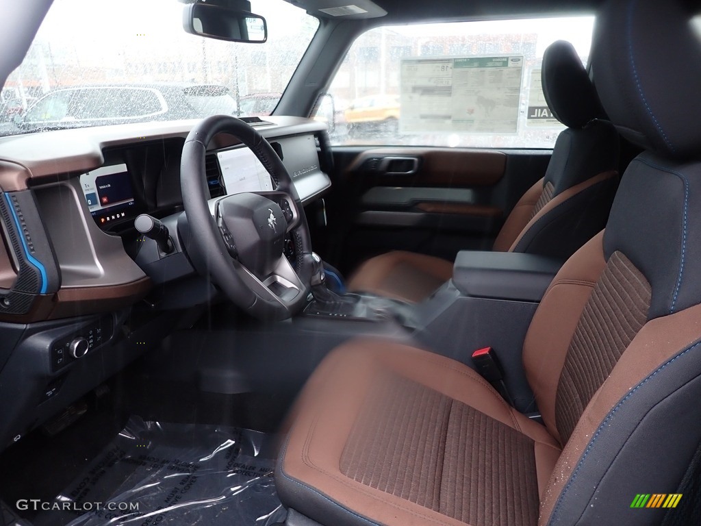2022 Bronco Outer Banks 4x4 2-Door - Cactus Gray / Roast/Black Onyx photo #13