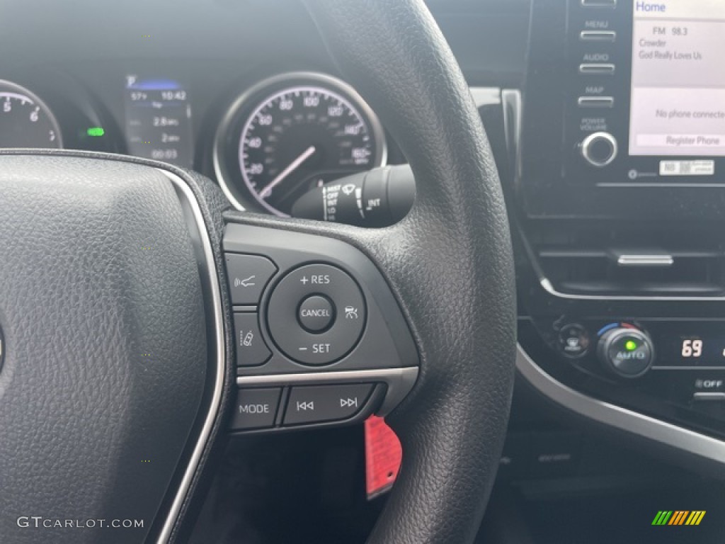 2023 Toyota Camry LE Black Steering Wheel Photo #145102233