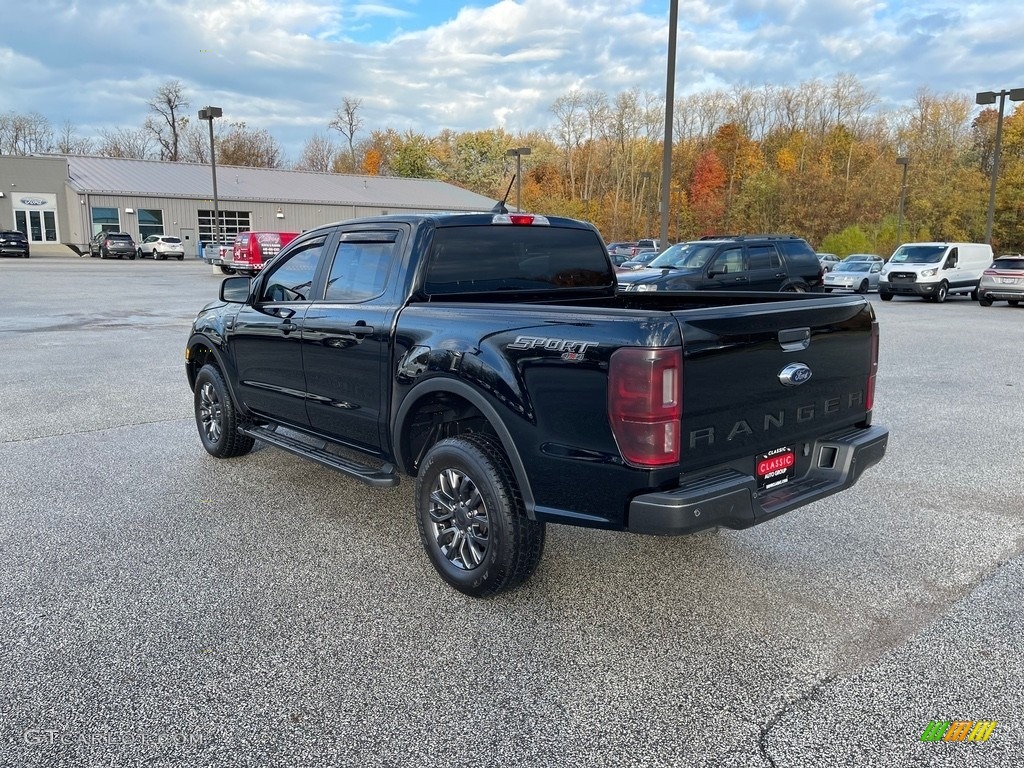 2021 Ranger XL SuperCrew 4x4 - Shadow Black Metallic / Ebony photo #7