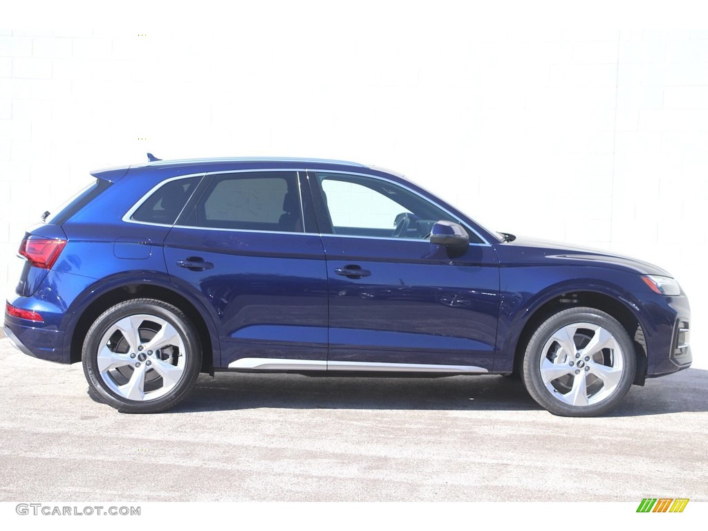 2021 Q5 Premium Plus quattro - Navarra Blue Metallic / Okapi Brown photo #4