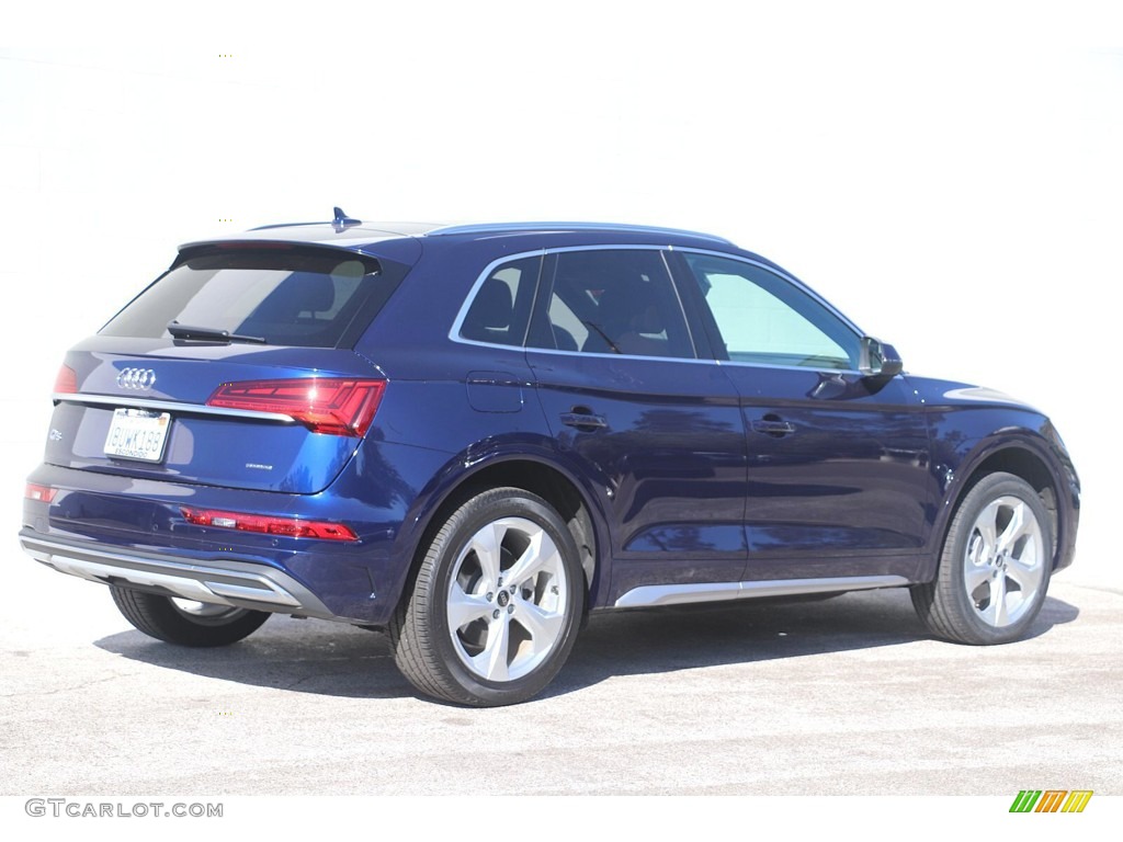 2021 Q5 Premium Plus quattro - Navarra Blue Metallic / Okapi Brown photo #5