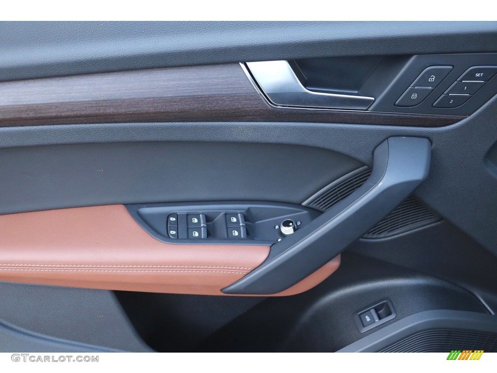 2021 Q5 Premium Plus quattro - Navarra Blue Metallic / Okapi Brown photo #13