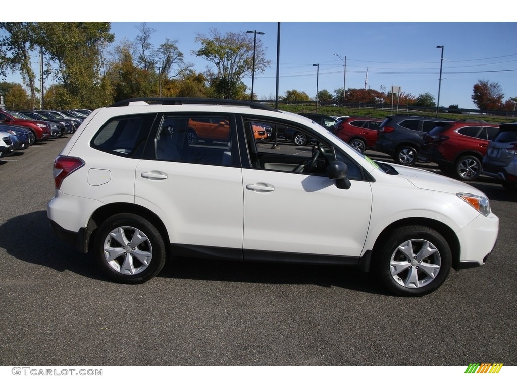 Crystal White Pearl 2016 Subaru Forester 2.5i Exterior Photo #145103036