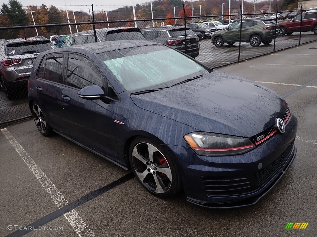 Night Blue Metallic 2016 Volkswagen Golf GTI 4 Door 2.0T S Exterior Photo #145103075
