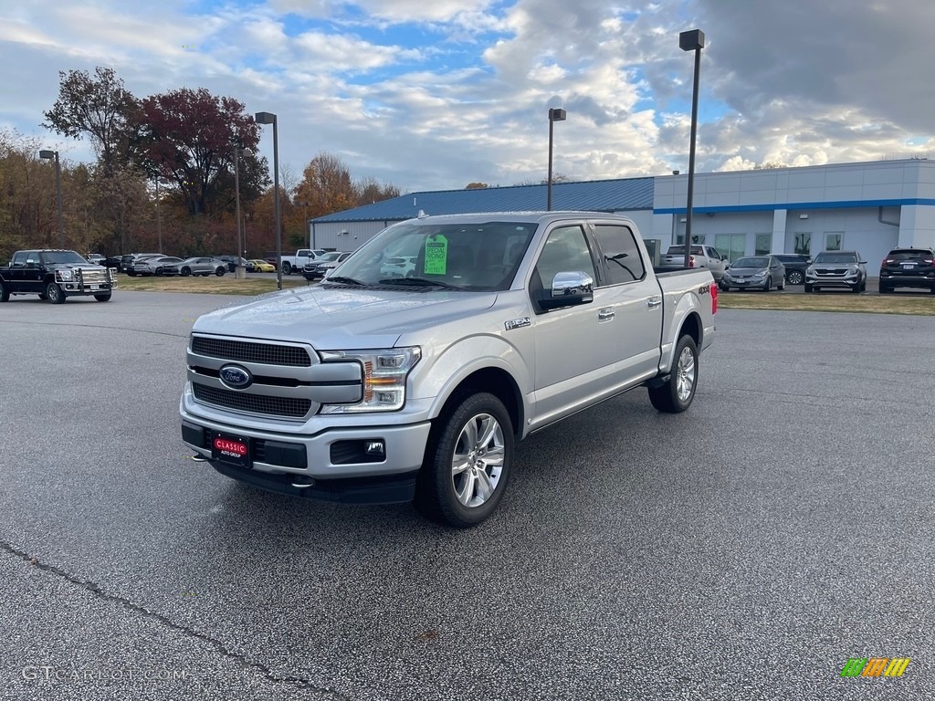 2019 F150 Platinum SuperCrew 4x4 - Ingot Silver / Black photo #1