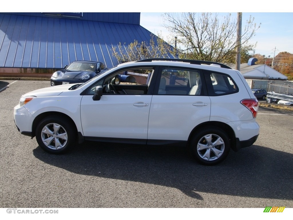 Crystal White Pearl 2016 Subaru Forester 2.5i Exterior Photo #145103138