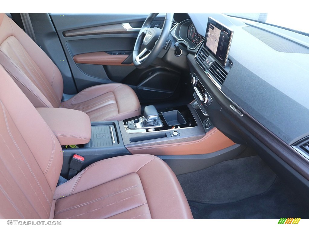 2021 Q5 Premium Plus quattro - Navarra Blue Metallic / Okapi Brown photo #19