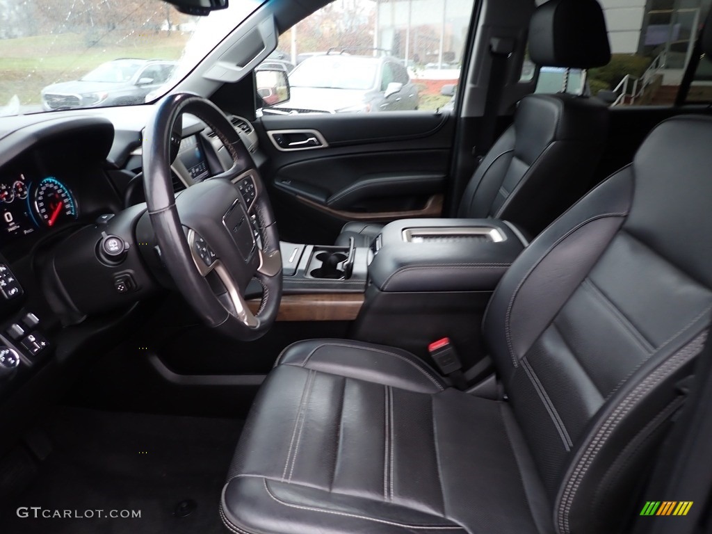 Jet Black Interior 2019 GMC Yukon Denali 4WD Photo #145104293