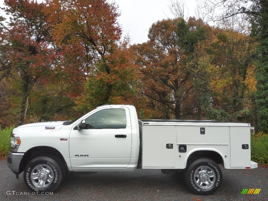 Bright White 2022 Ram 2500 Tradesman Regular Cab Chassis 4x4 Exterior Photo #145105157