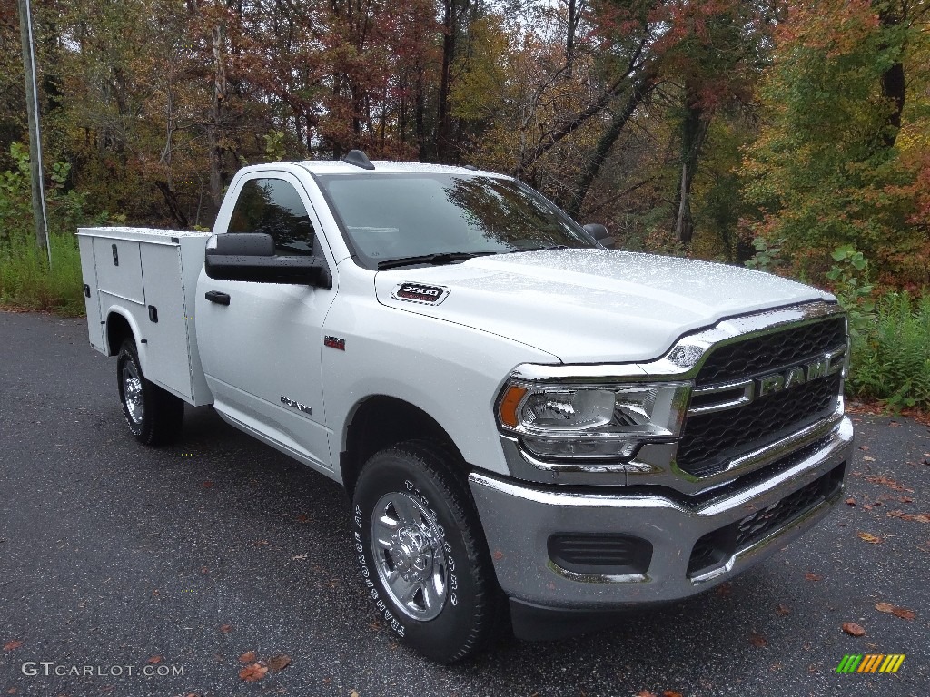 Bright White 2022 Ram 2500 Tradesman Regular Cab Chassis 4x4 Exterior Photo #145105241