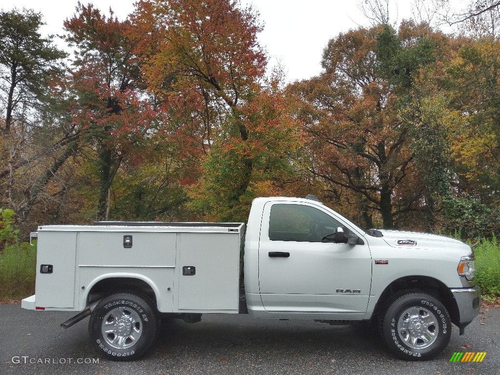 Bright White 2022 Ram 2500 Tradesman Regular Cab Chassis 4x4 Exterior Photo #145105265