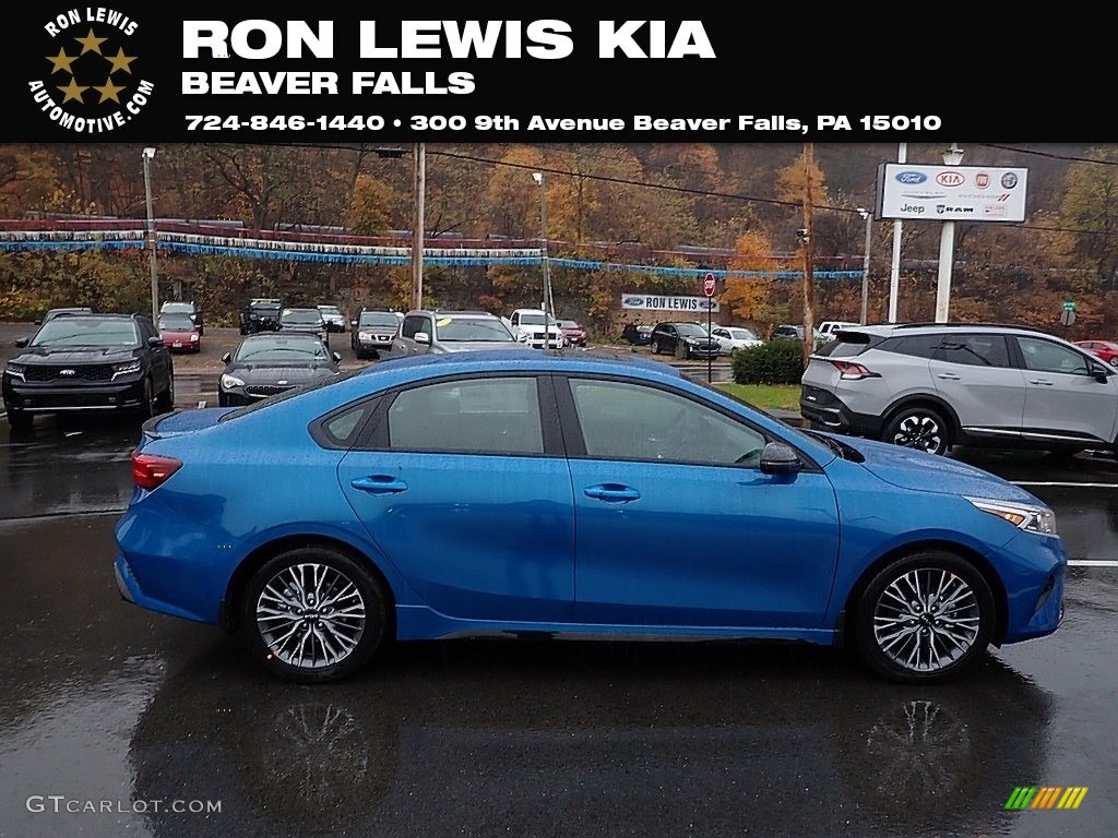 2023 Forte GT-Line - Sporty Blue / Black photo #1