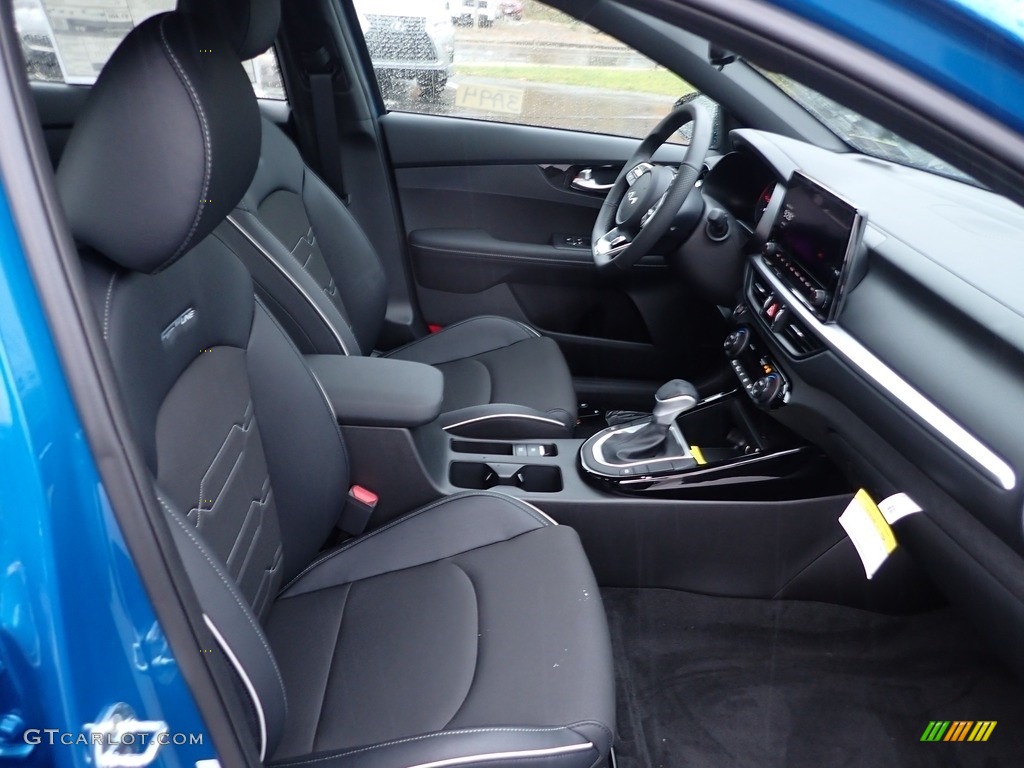 Black Interior 2023 Kia Forte GT-Line Photo #145105565