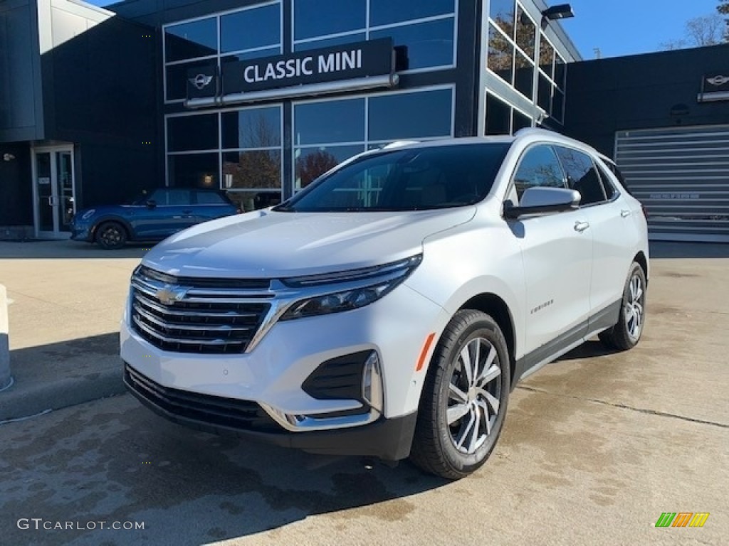 2022 Equinox Premier AWD - Iridescent Pearl Tricoat / Jet Black/Maple Sugar photo #1