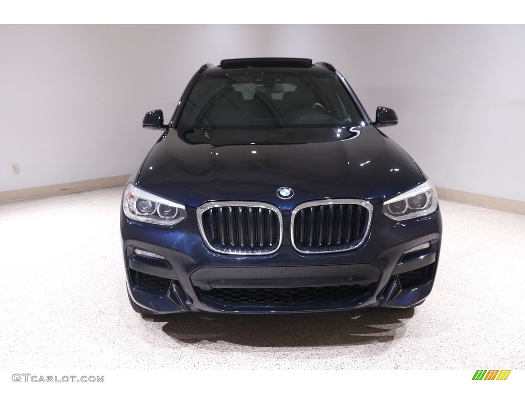 2020 X3 xDrive30i - Carbon Black Metallic / Black photo #2