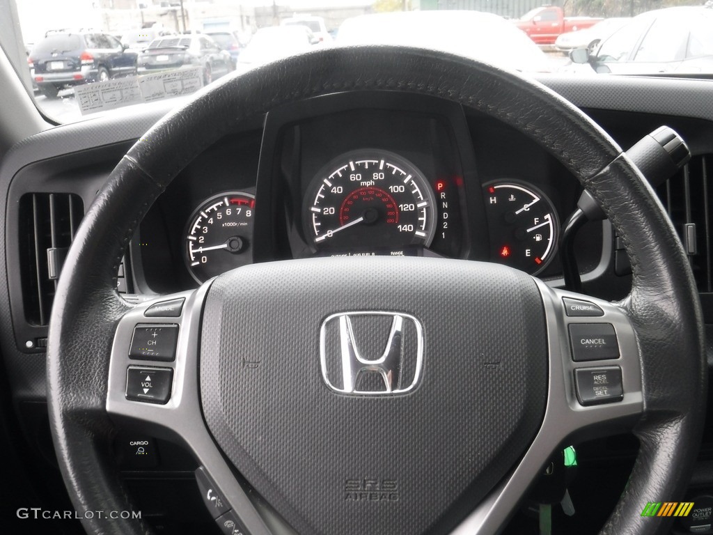 2014 Honda Ridgeline Special Edition Black Steering Wheel Photo #145107428