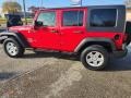 2010 Flame Red Jeep Wrangler Unlimited Sport 4x4 #145108971