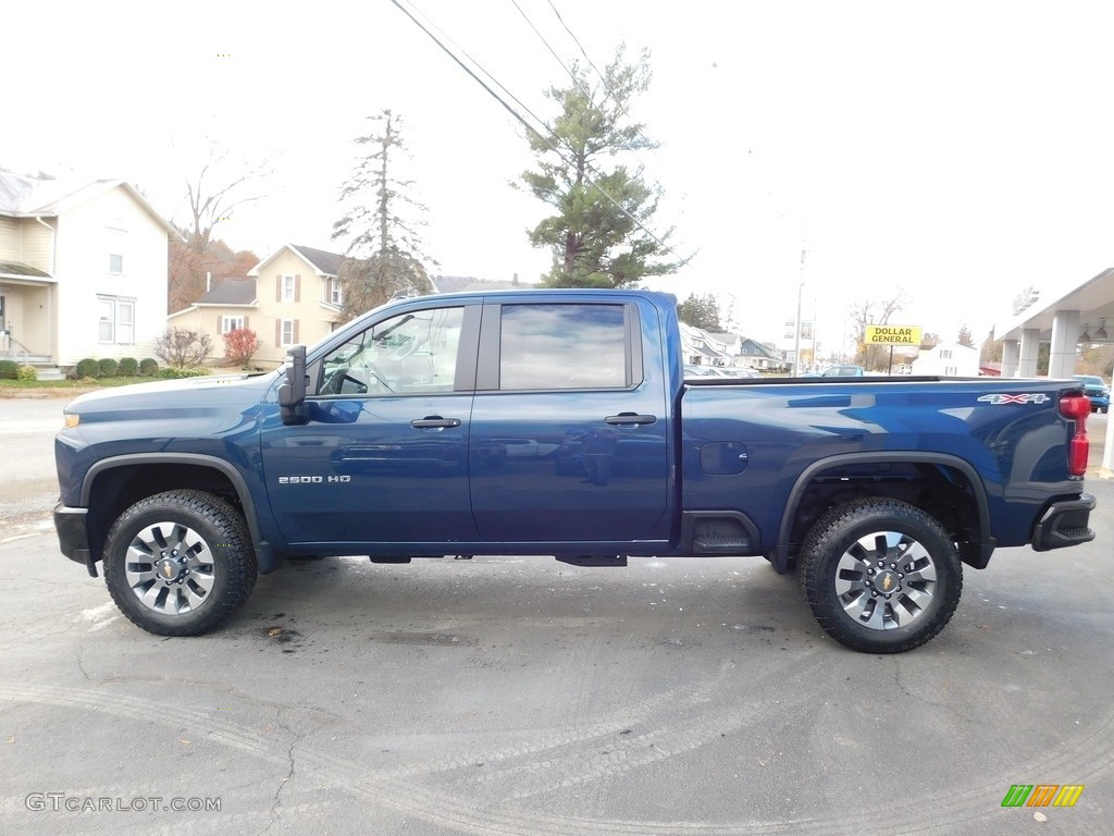 Northsky Blue Metallic 2023 Chevrolet Silverado 2500HD Custom Crew Cab 4x4 Exterior Photo #145109218