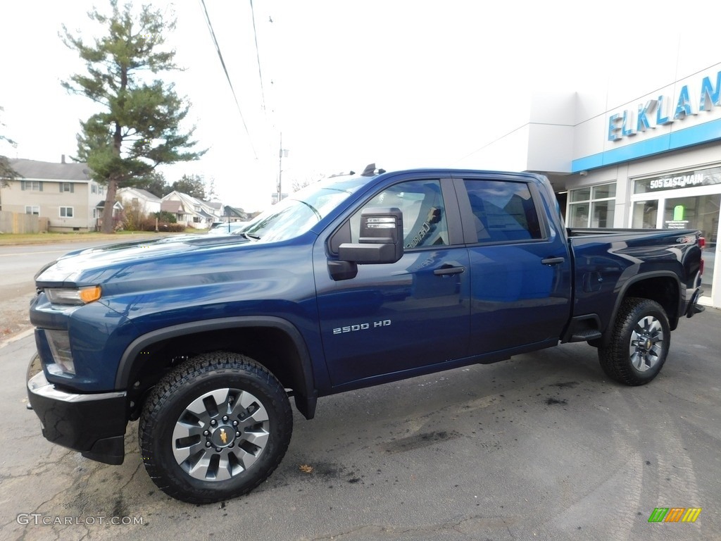 Northsky Blue Metallic 2023 Chevrolet Silverado 2500HD Custom Crew Cab 4x4 Exterior Photo #145109242