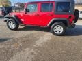 2010 Flame Red Jeep Wrangler Unlimited Sport 4x4  photo #20