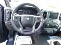 Jet Black Steering Wheel Photo for 2023 Chevrolet Silverado 2500HD #145109497