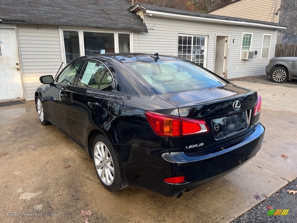 2010 IS 250 AWD - Obsidian Black / Ecru Beige photo #6