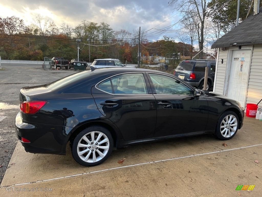 2010 IS 250 AWD - Obsidian Black / Ecru Beige photo #9