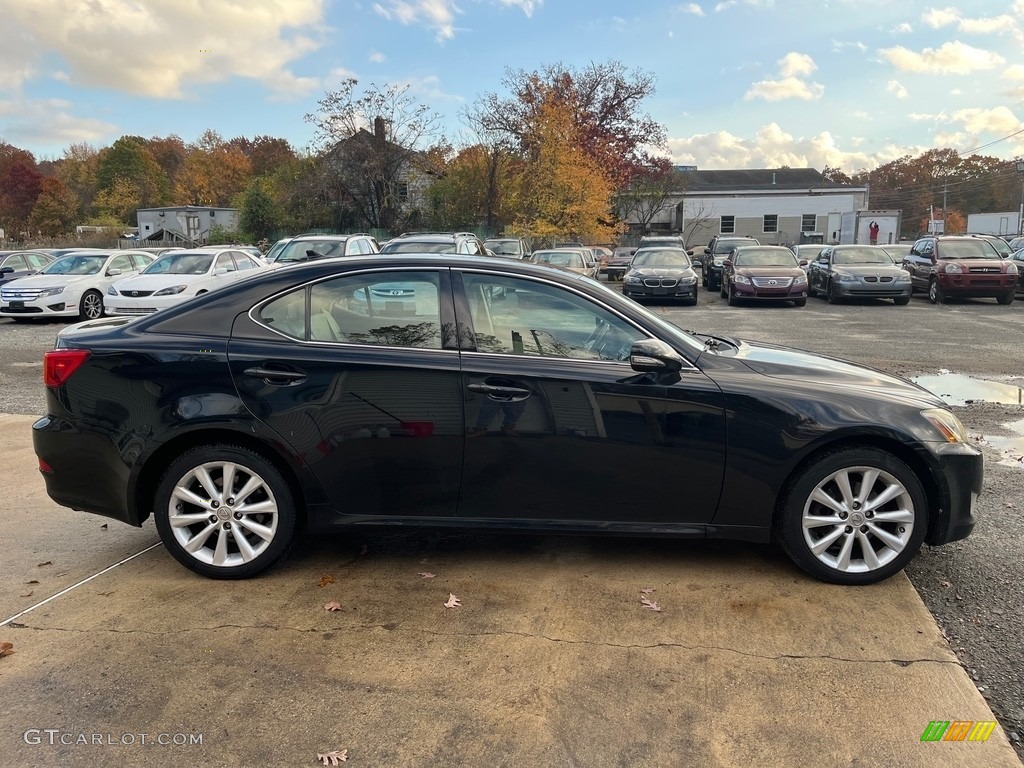 2010 IS 250 AWD - Obsidian Black / Ecru Beige photo #10