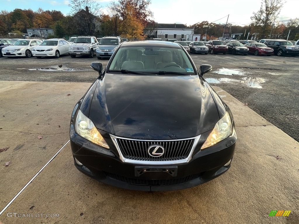2010 IS 250 AWD - Obsidian Black / Ecru Beige photo #13