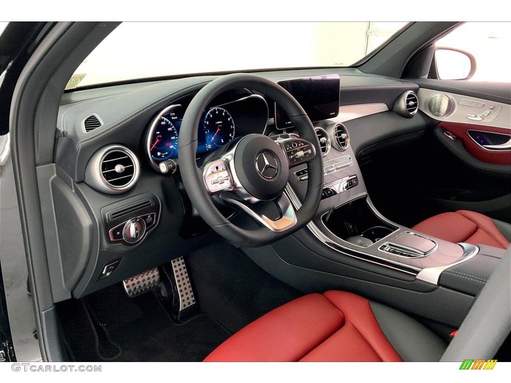AMG Cranberry Red/Black Interior 2023 Mercedes-Benz GLC 300 4Matic Coupe Photo #145110226