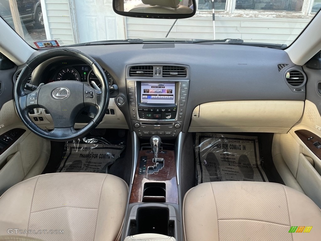 2010 IS 250 AWD - Obsidian Black / Ecru Beige photo #17