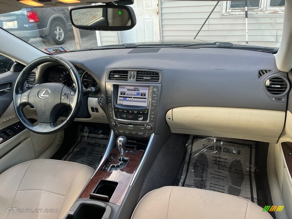 2010 IS 250 AWD - Obsidian Black / Ecru Beige photo #18