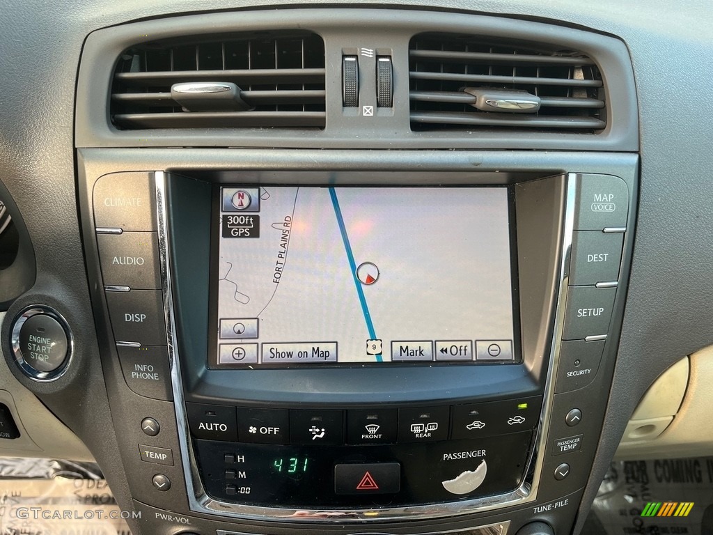 2010 IS 250 AWD - Obsidian Black / Ecru Beige photo #22