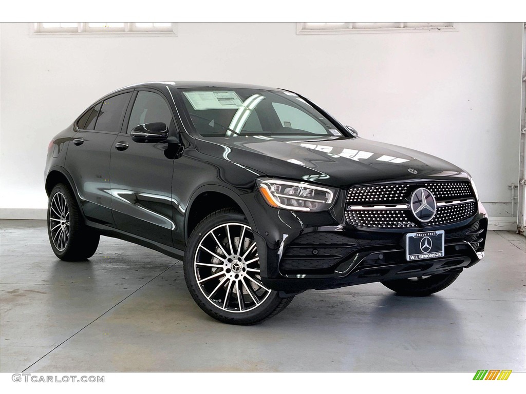Black 2023 Mercedes-Benz GLC 300 4Matic Coupe Exterior Photo #145110430