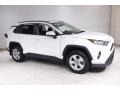 Super White 2019 Toyota RAV4 XLE