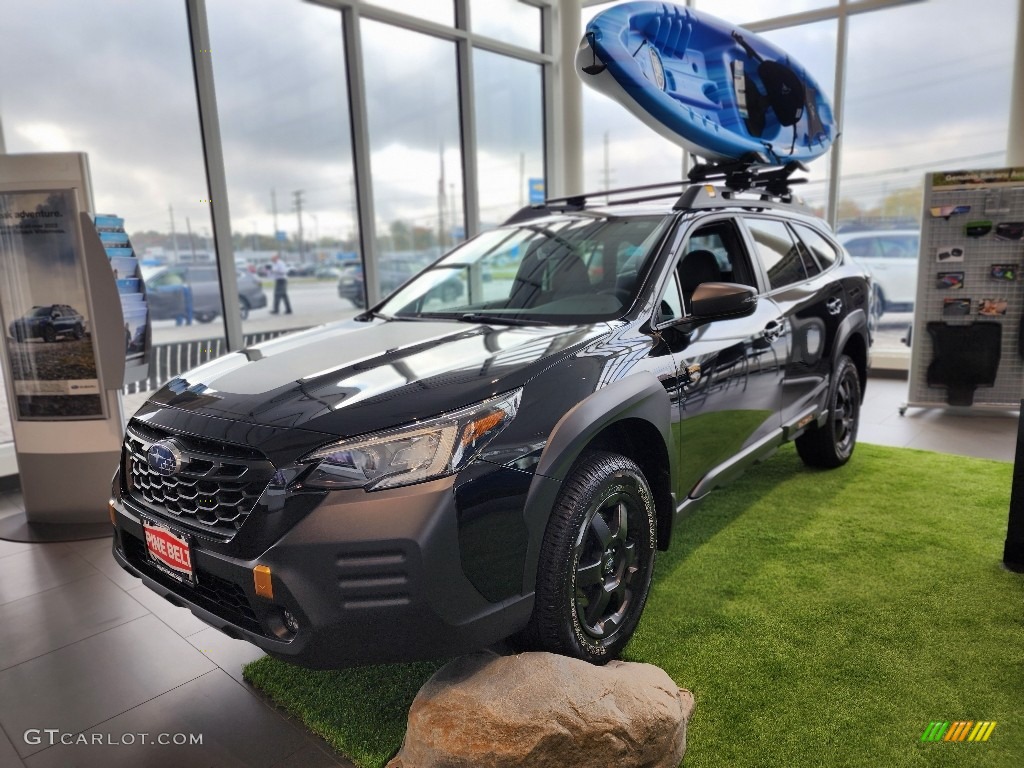 Crystal Black Silica 2023 Subaru Outback Wilderness Exterior Photo #145110787