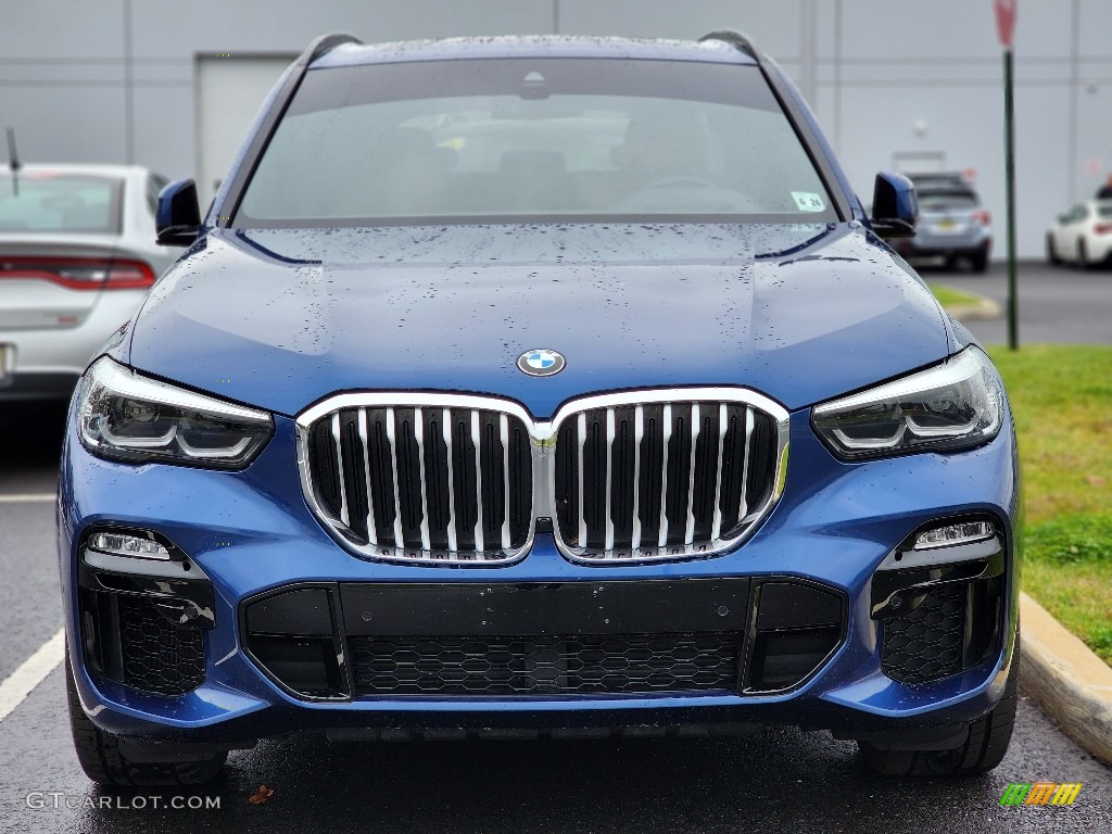 2019 X5 xDrive50i - Phytonic Blue Metallic / Cognac photo #3