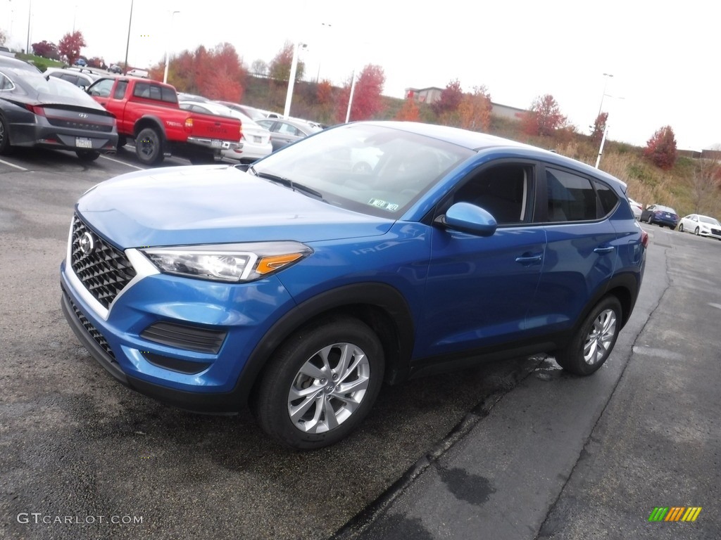 2019 Tucson SE AWD - Aqua Blue / Black photo #4