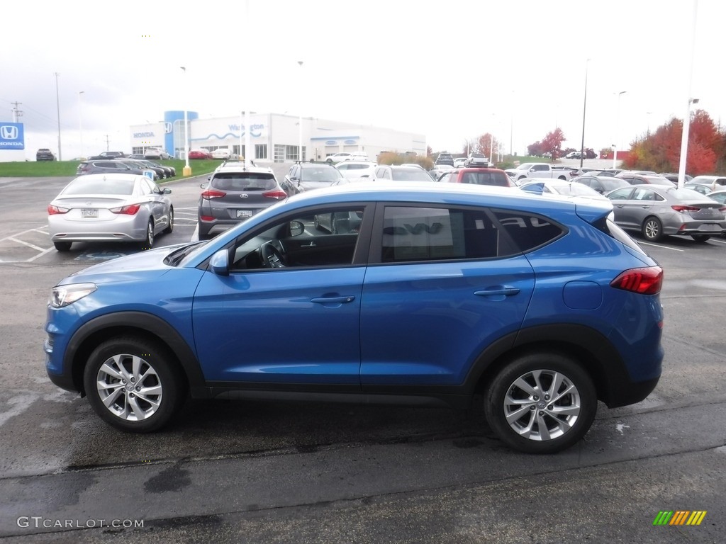 2019 Tucson SE AWD - Aqua Blue / Black photo #5
